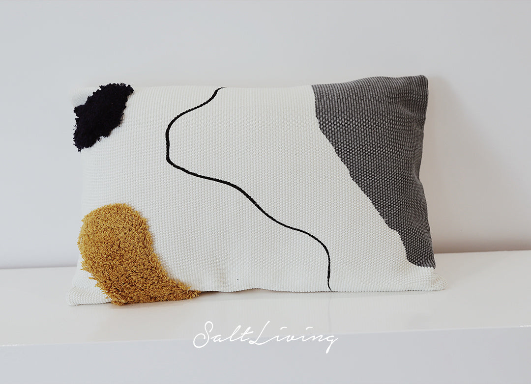 Abstract Layers Accent Cushion