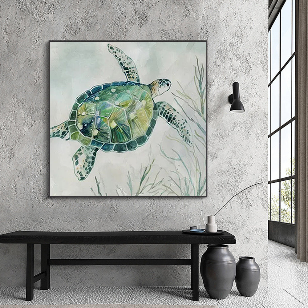 Serene Sea Turtle