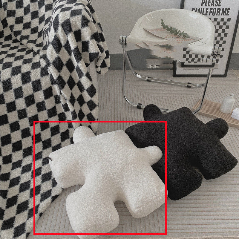 Interlocking Puzzle Throw Cushion