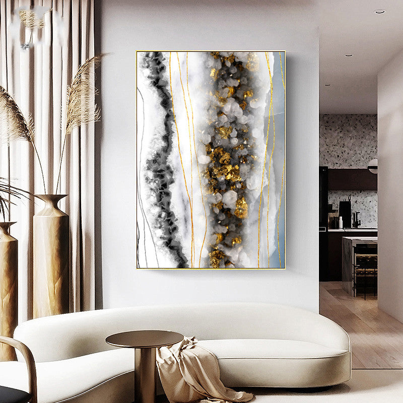Abstract Marble Crystals