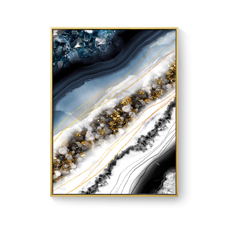 Abstract Marble Crystals