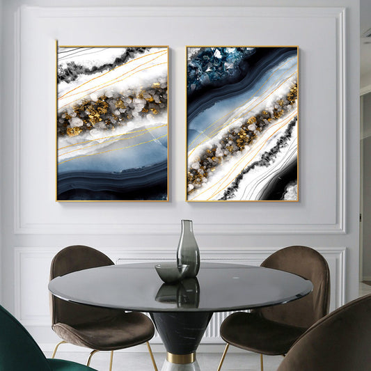 Abstract Marble Crystals