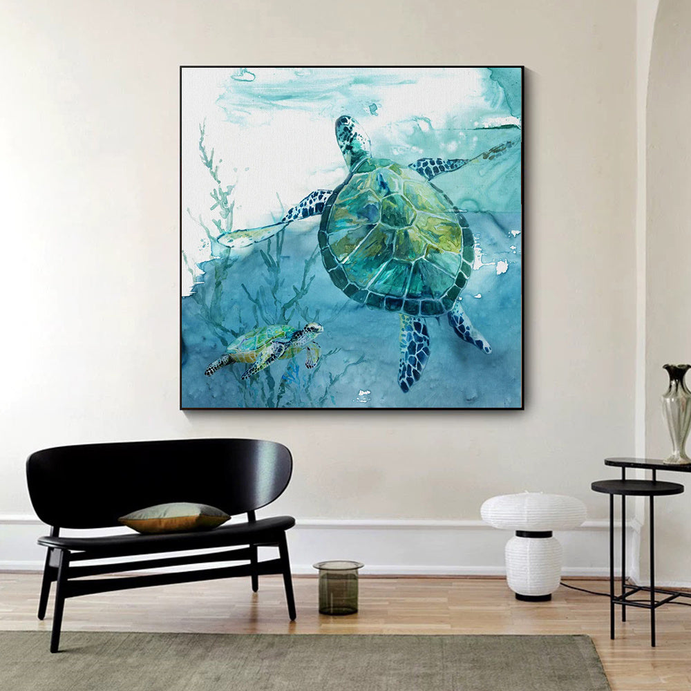 Serene Sea Turtle