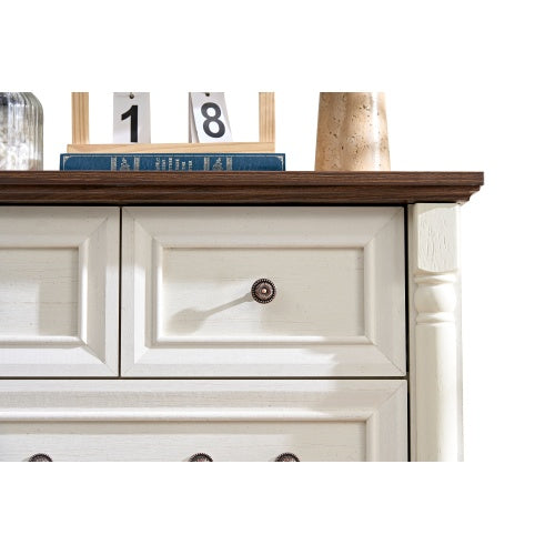 Farmhouse Style 5 Drawer Dresser
