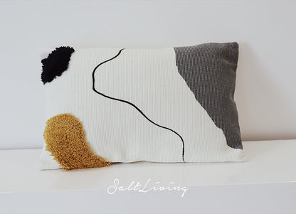 Abstract Layers Accent Cushion