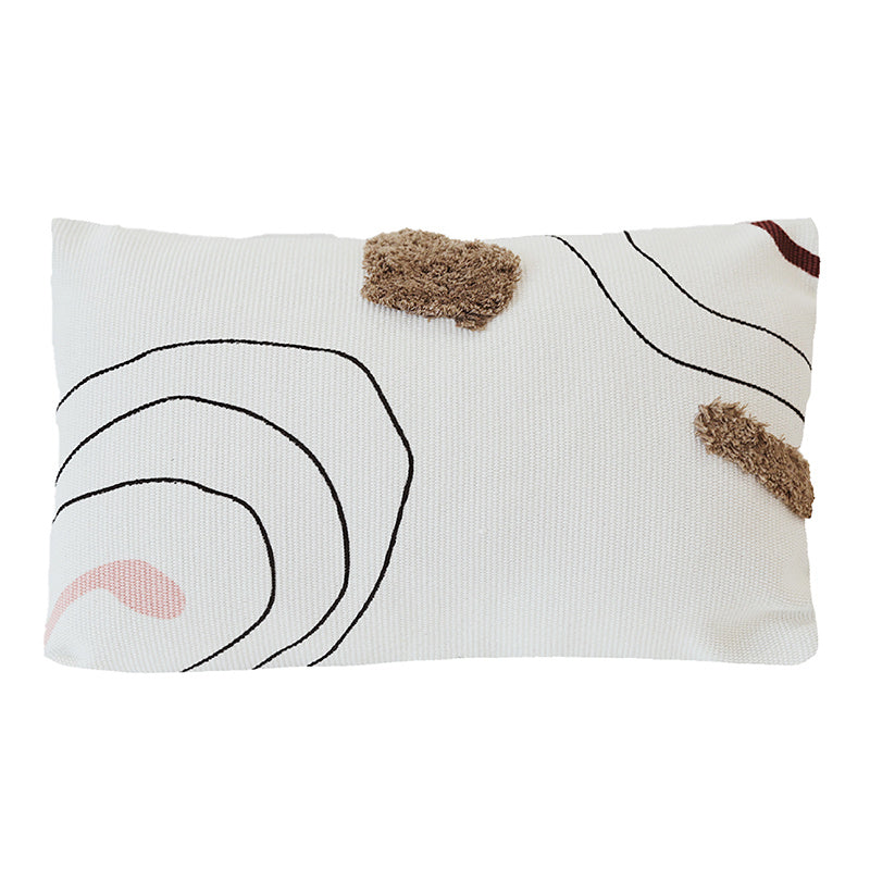 Abstract Layers Accent Cushion