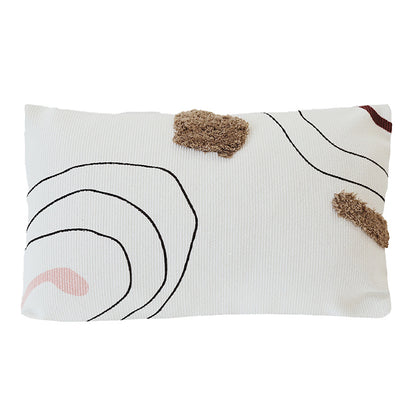 Abstract Layers Accent Cushion