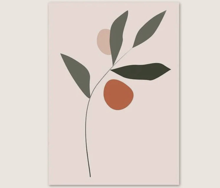 Minimalist Floral Woman