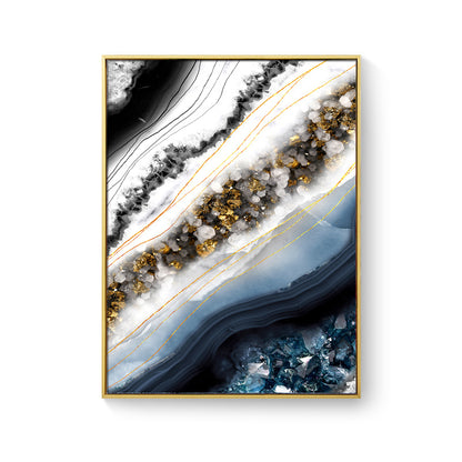 Abstract Marble Crystals