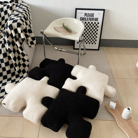 Interlocking Puzzle Throw Cushion