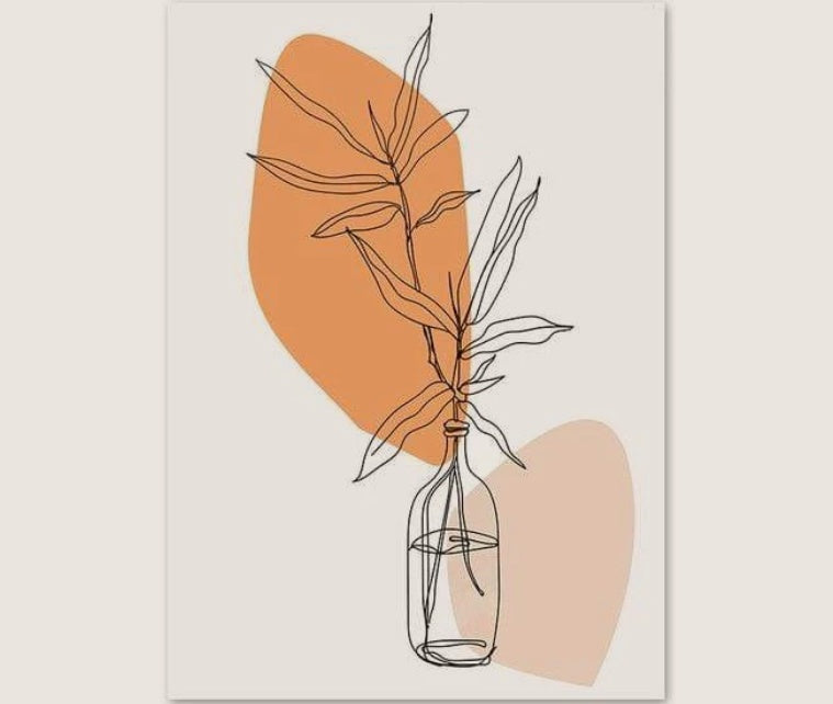 Minimalist Floral Woman