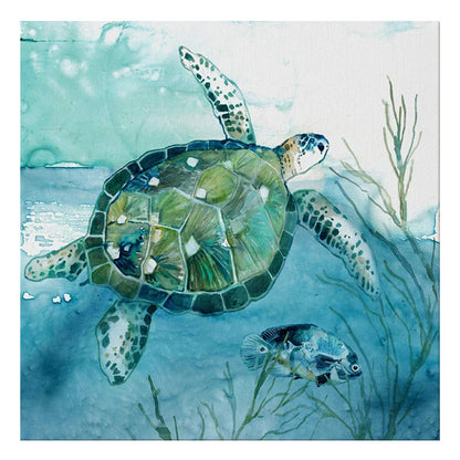 Serene Sea Turtle