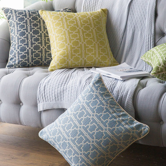 Modern Wave Accent Pillow