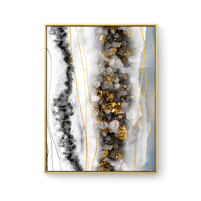 Abstract Marble Crystals