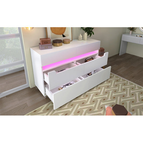 White RGB Dresser
