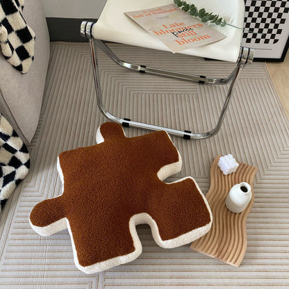 Interlocking Puzzle Throw Cushion