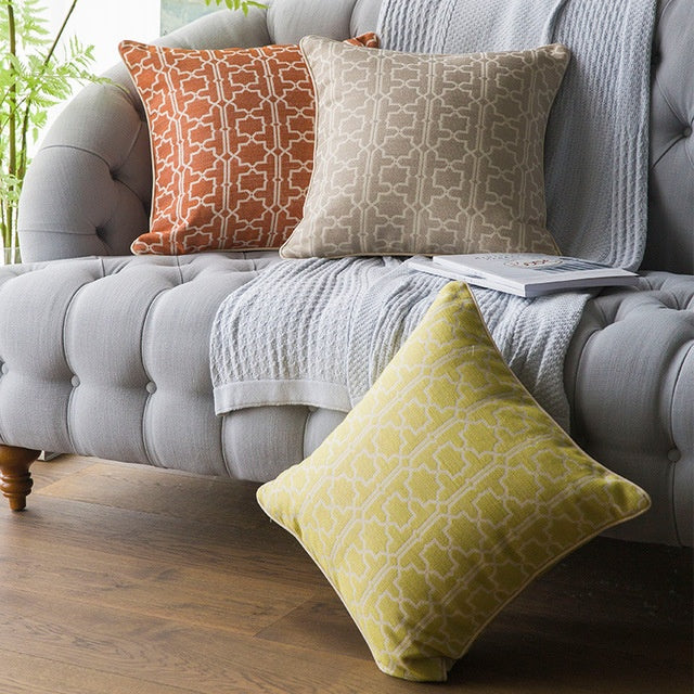 Modern Wave Accent Pillow