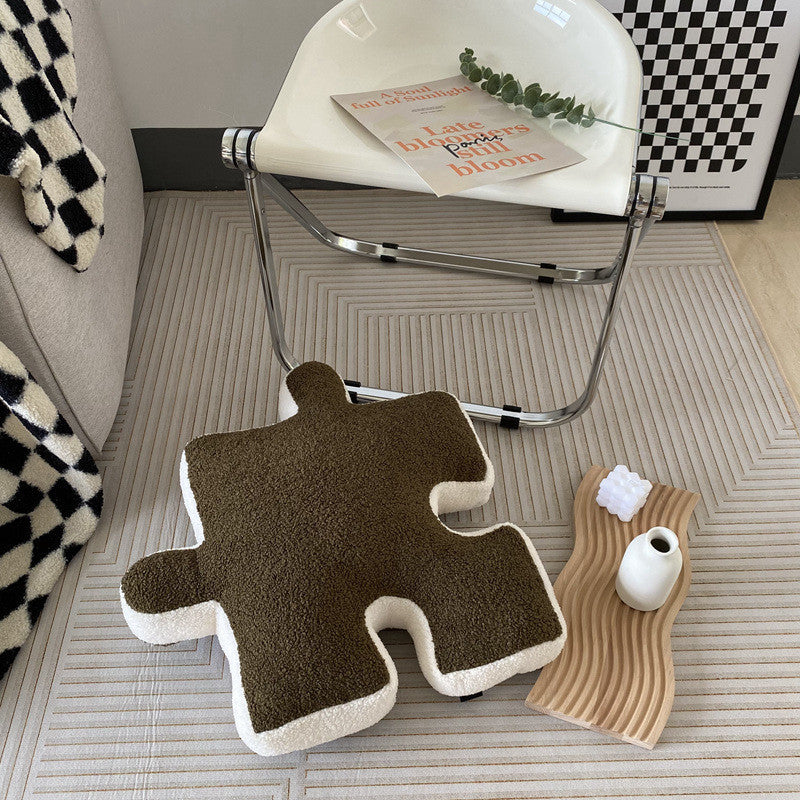 Interlocking Puzzle Throw Cushion