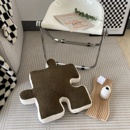 Interlocking Puzzle Throw Cushion