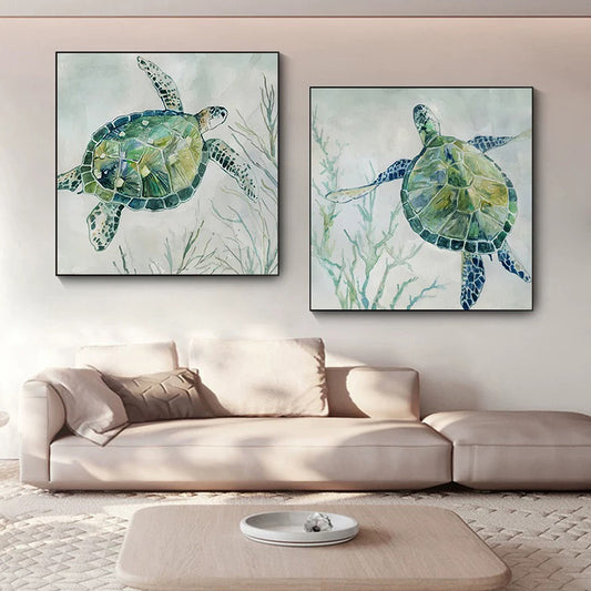 Serene Sea Turtle