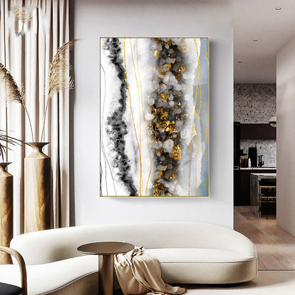 Abstract Marble Crystals