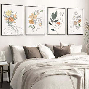 Minimalist Floral Woman