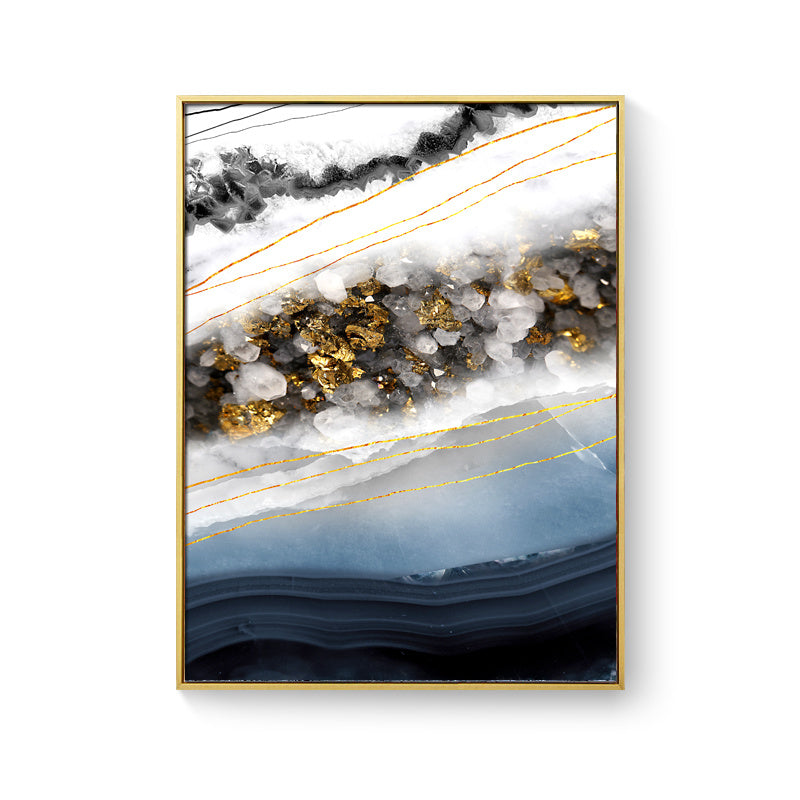 Abstract Marble Crystals