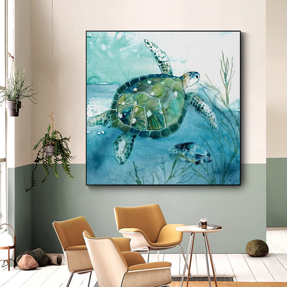Serene Sea Turtle