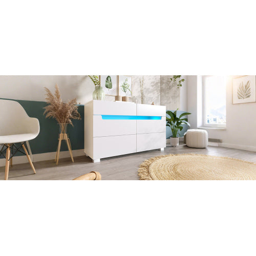 White RGB Dresser