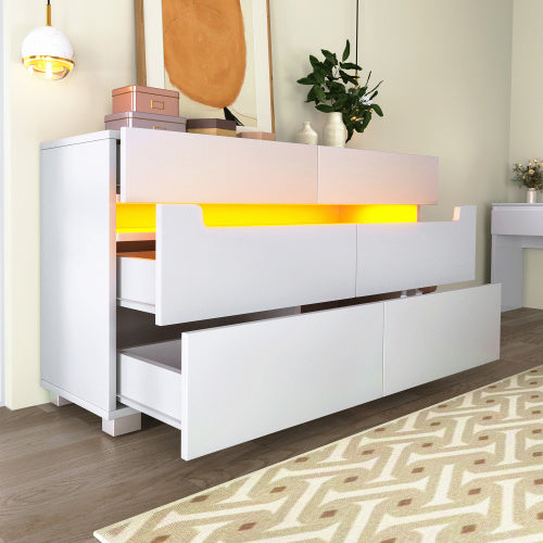 White RGB Dresser